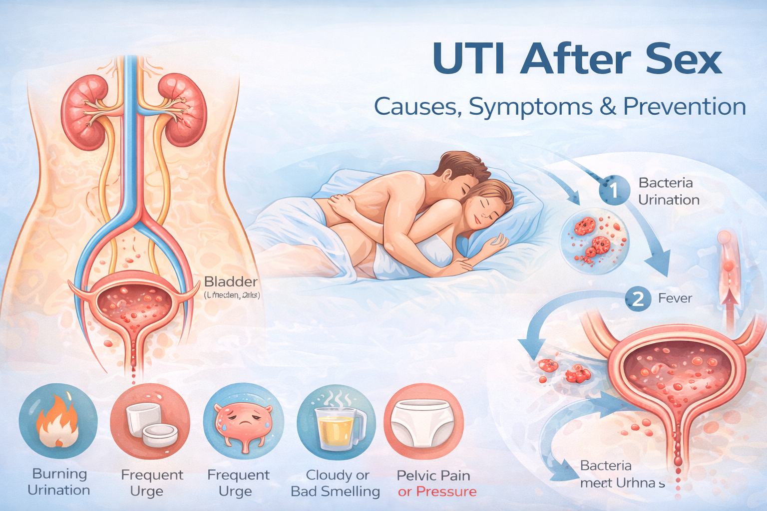 UTI After Sex: Causes, Symptoms, Prevention & Treatment