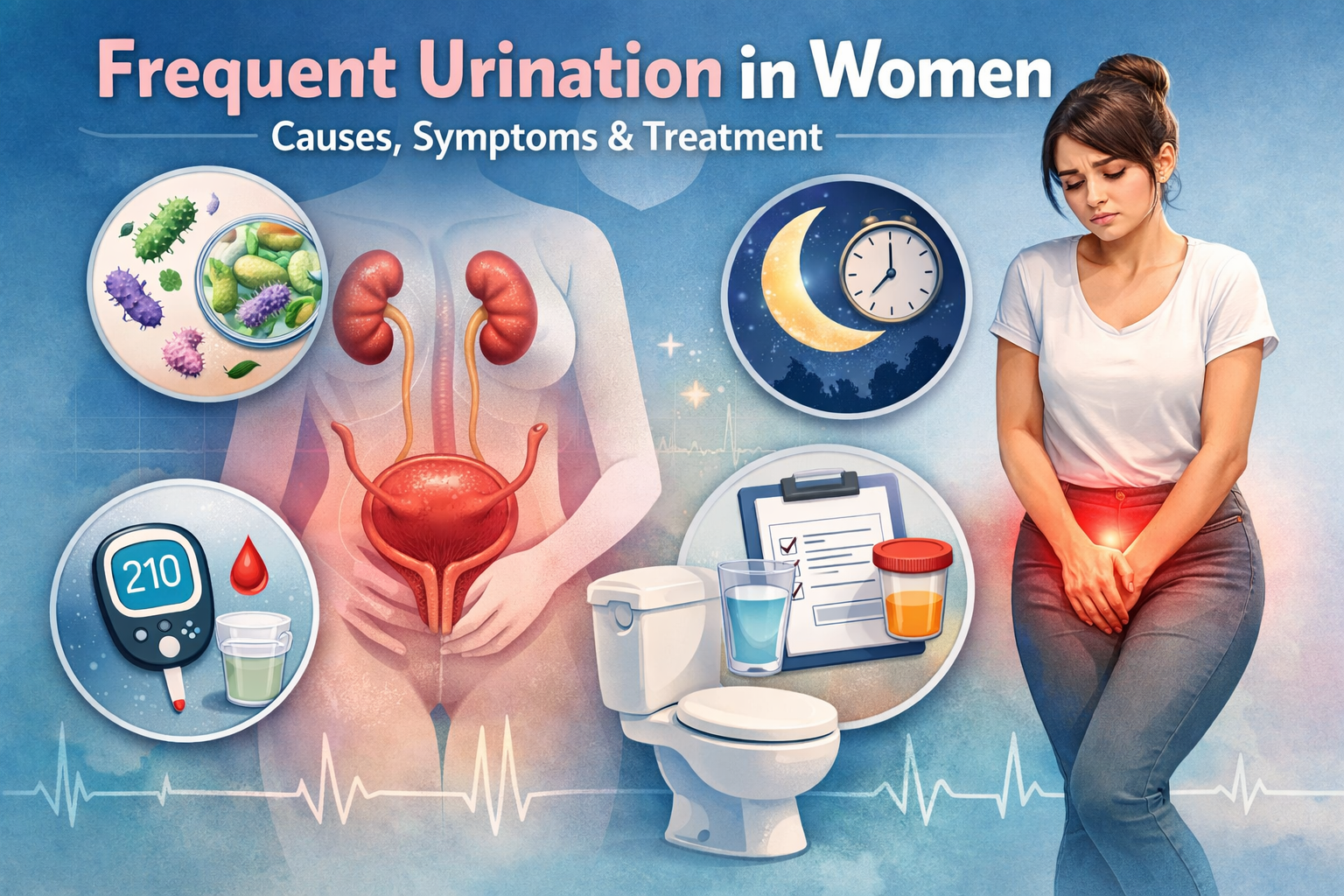 Frequent Urination in Women: Causes, Symptoms, When to Worry & Treatment